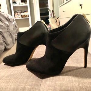 Sam Edelman suede/leather ankle booties